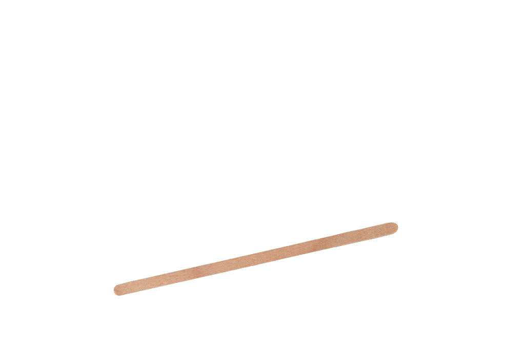 Holz-Rührstäbchen für Kaffee und Espresso, Einweg, 11 cm x 0,5 cm